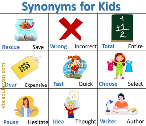 endorsed synonym example for kids.